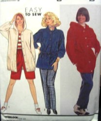7015  Simplicity  LONG BUTTON JACKET HOOD OR NOT, BOTTOMS PATTERN 6-24 PTE-XL uncut